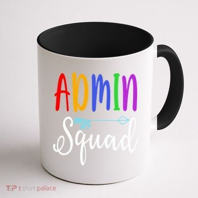 Admin Squad School Doctor Administrative Assistant Secretary Gift Coffee Mug back