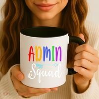 Admin Squad School Doctor Administrative Assistant Secretary Gift Coffee Mug thumb 3