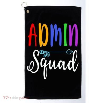Admin Squad School Doctor Administrative Assistant Secretary Gift Golf Towel