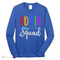 Admin Squad School Doctor Administrative Assistant Secretary Gift Long Sleeve Shirt thumb 0