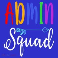 Admin Squad School Doctor Administrative Assistant Secretary Gift Long Sleeve Shirt thumb 2