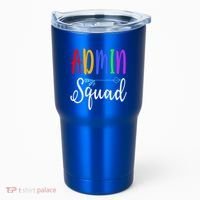 Admin Squad School Doctor Administrative Assistant Secretary Gift Tumbler thumb 0