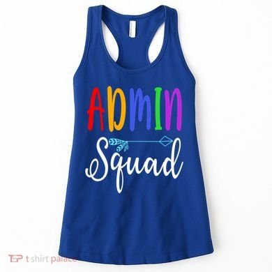 Admin Squad School Doctor Administrative Assistant Secretary Gift Women's Tank Top