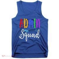 Admin Squad School Doctor Administrative Assistant Secretary Gift Tank Top thumb 0