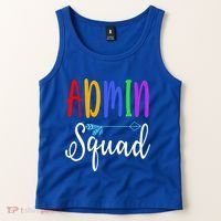 Admin Squad School Doctor Administrative Assistant Secretary Gift Tank Top thumb 2