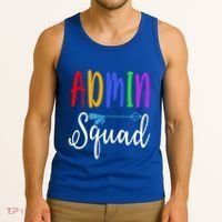 Admin Squad School Doctor Administrative Assistant Secretary Gift Tank Top thumb 3