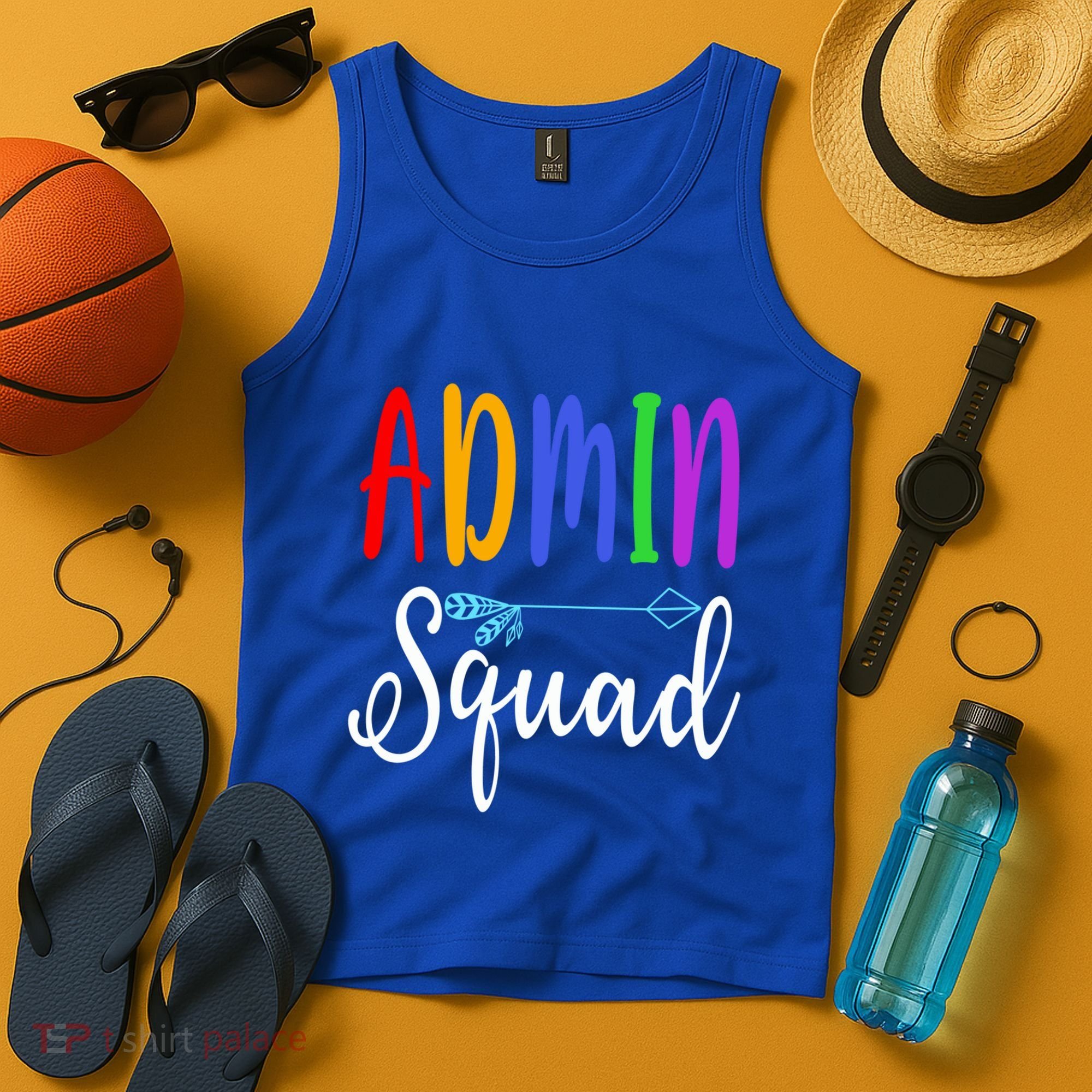Admin Squad School Doctor Administrative Assistant Secretary Gift Tank Top
