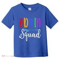 Admin Squad School Doctor Administrative Assistant Secretary Gift Toddler T-Shirt thumb 0