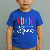 Admin Squad School Doctor Administrative Assistant Secretary Gift Toddler T-Shirt thumb 2