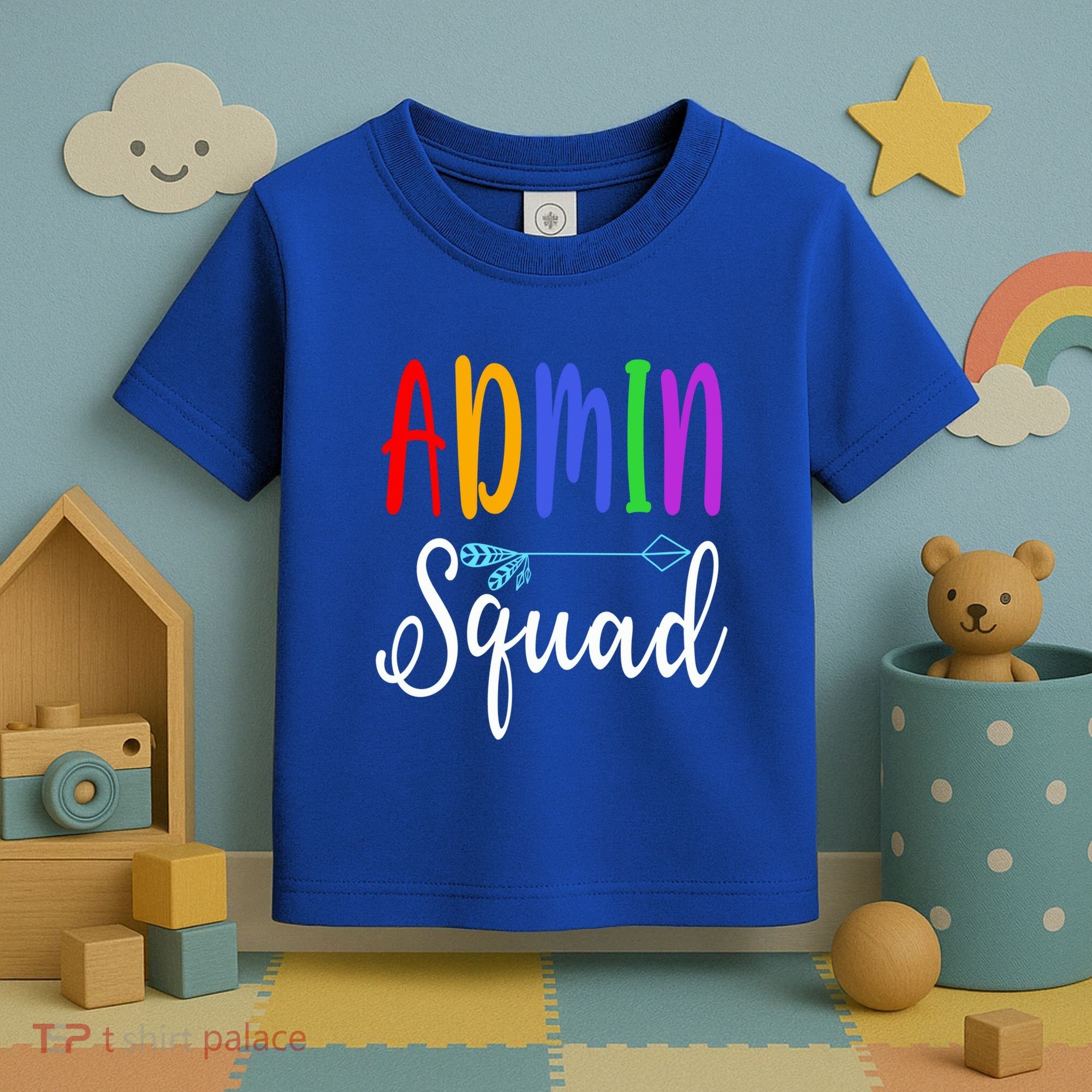 Admin Squad School Doctor Administrative Assistant Secretary Gift Toddler T-Shirt