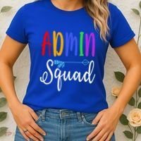 Admin Squad School Doctor Administrative Assistant Secretary Gift Women's T-Shirt thumb 2