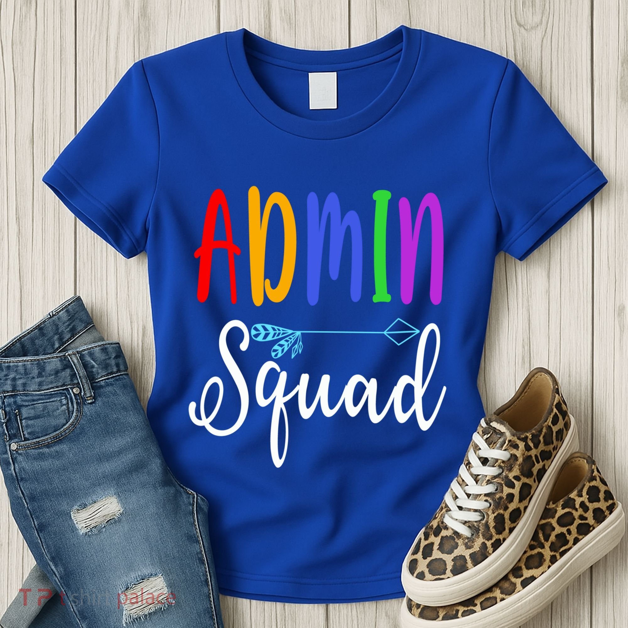 Admin Squad School Doctor Administrative Assistant Secretary Gift Women's T-Shirt