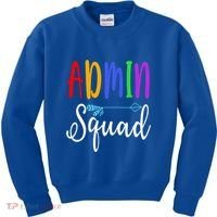 Admin Squad School Doctor Administrative Assistant Secretary Gift Kids Sweatshirt thumb 0