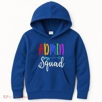 Admin Squad School Doctor Administrative Assistant Secretary Gift Kids Hoodie thumb 0