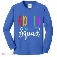 Admin Squad School Doctor Administrative Assistant Secretary Gift Kids Long Sleeve Shirt thumb 0