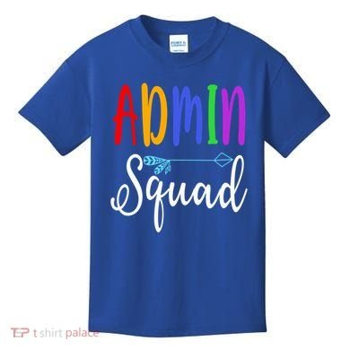 Admin Squad School Doctor Administrative Assistant Secretary Gift Kids T-Shirt