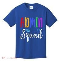Admin Squad School Doctor Administrative Assistant Secretary Gift Kids T-Shirt thumb 0