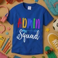 Admin Squad School Doctor Administrative Assistant Secretary Gift Kids T-Shirt thumb 3