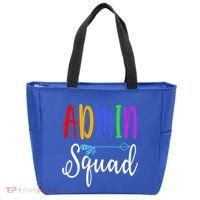 Admin Squad School Doctor Administrative Assistant Secretary Gift Tote Bag thumb 0