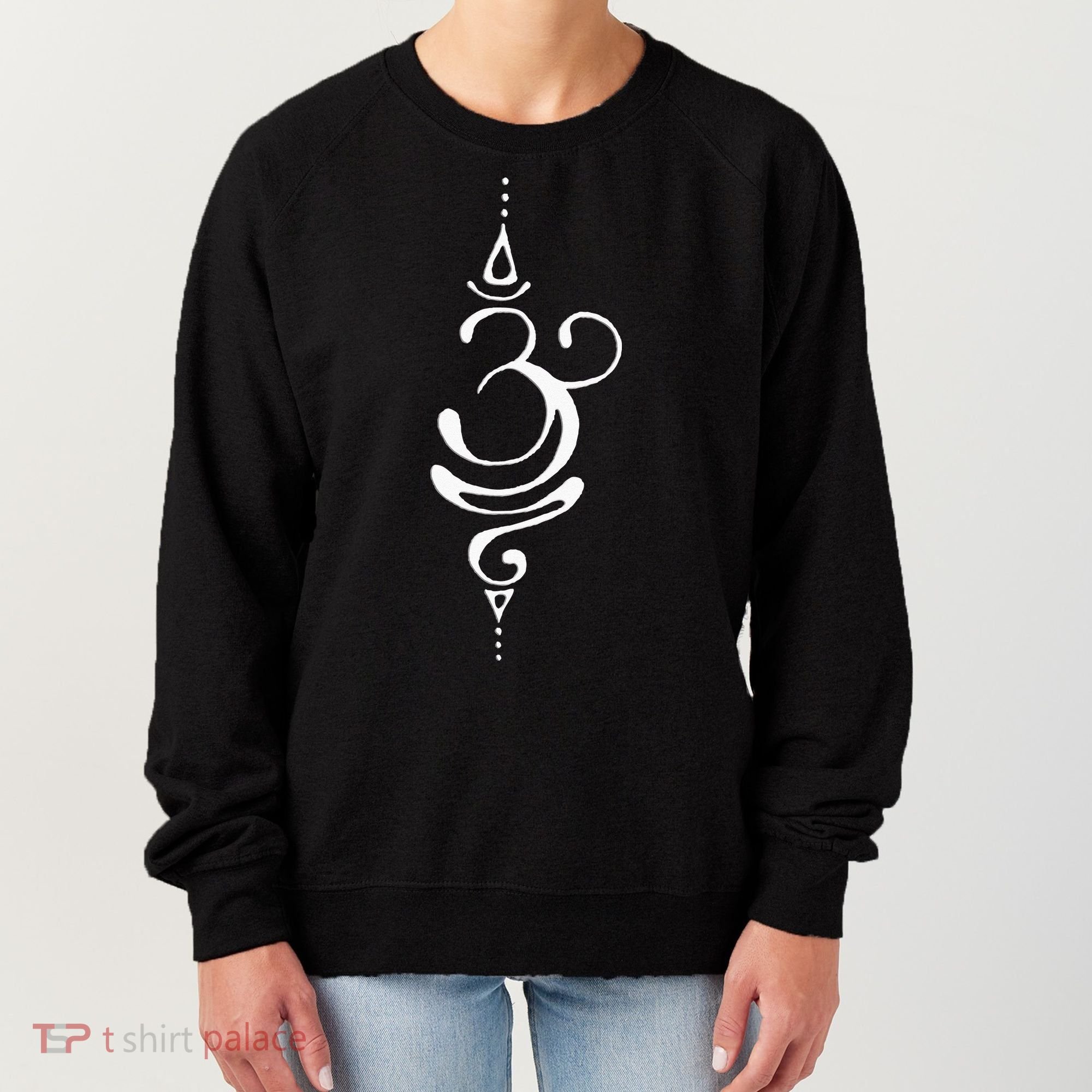 Ancient Sanskrit Symbol For BREATHE Inspiration Om Yoga Women's Sweatshirt