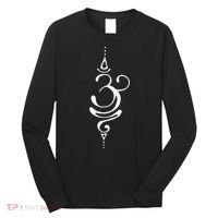 Ancient Sanskrit Symbol For BREATHE Inspiration Om Yoga Long Sleeve Shirt thumb 0