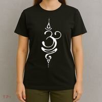 Ancient Sanskrit Symbol For BREATHE Inspiration Om Yoga T-Shirt thumb 4