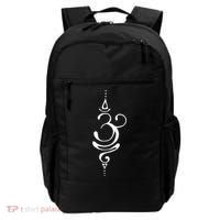 Ancient Sanskrit Symbol For BREATHE Inspiration Om Yoga Backpack thumb 0