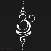 Ancient Sanskrit Symbol For BREATHE Inspiration Om Yoga Women's Hoodie thumb 2