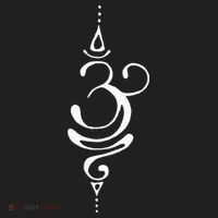 Ancient Sanskrit Symbol For BREATHE Inspiration Om Yoga Hat thumb 2