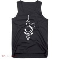 Ancient Sanskrit Symbol For BREATHE Inspiration Om Yoga Tank Top thumb 0