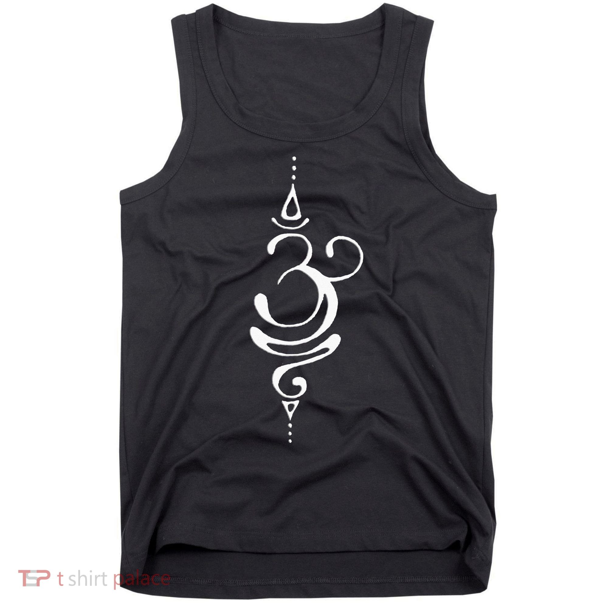 Ancient Sanskrit Symbol For BREATHE Inspiration Om Yoga Tank Top