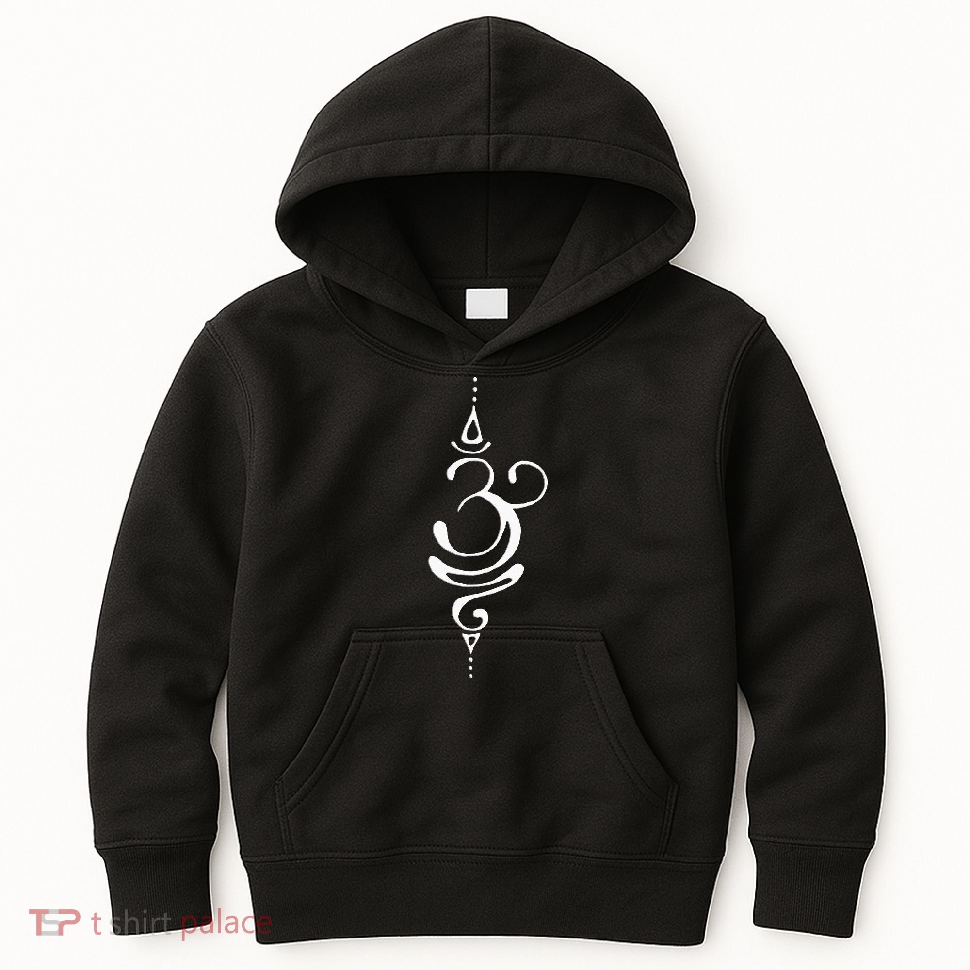 Ancient Sanskrit Symbol For BREATHE Inspiration Om Yoga Kids Hoodie
