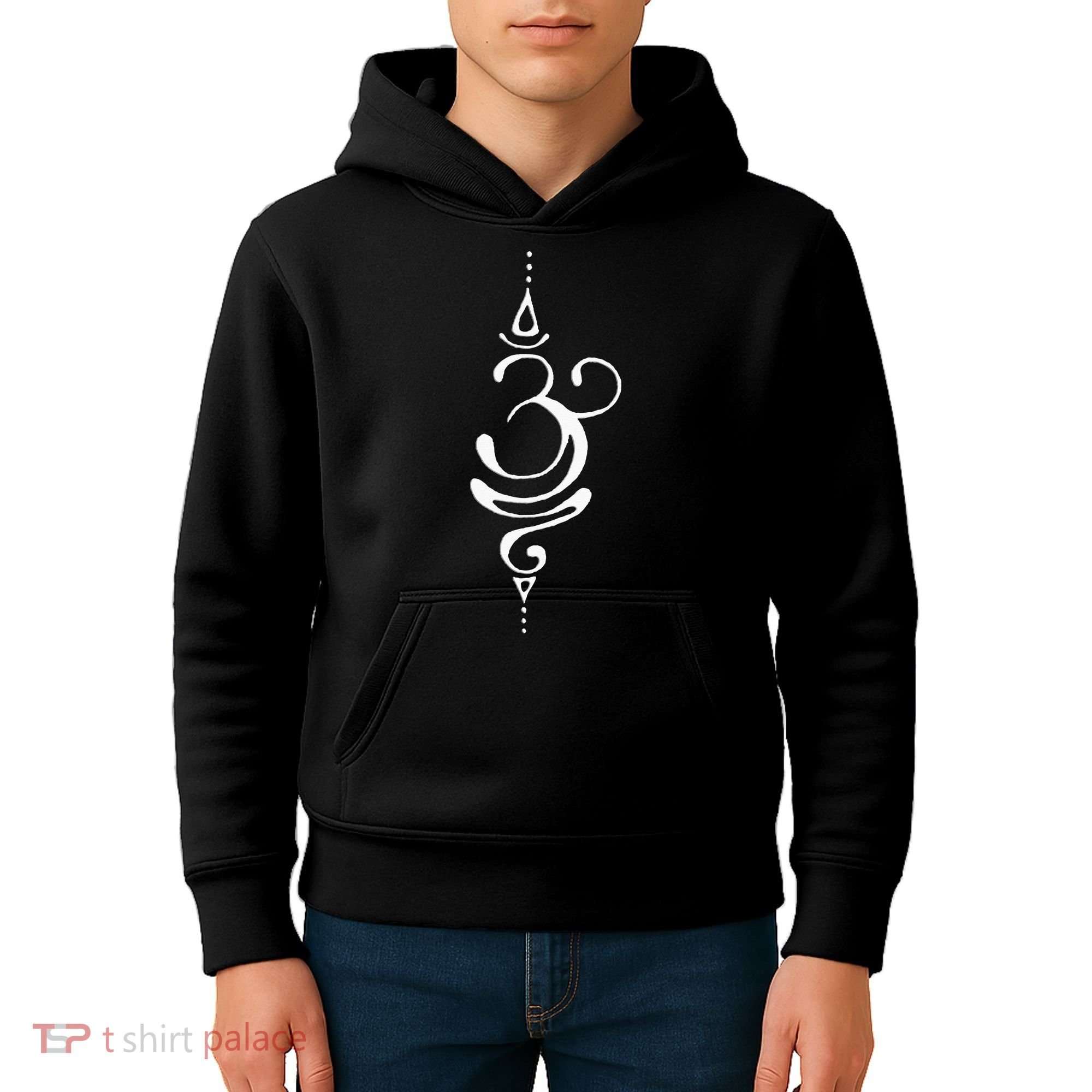 Ancient Sanskrit Symbol For BREATHE Inspiration Om Yoga Kids Hoodie