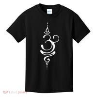 Ancient Sanskrit Symbol For BREATHE Inspiration Om Yoga Kids T-Shirt thumb 0