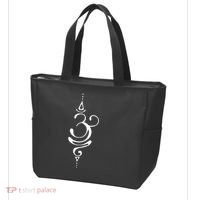 Ancient Sanskrit Symbol For BREATHE Inspiration Om Yoga Tote Bag thumb 3
