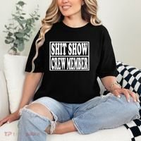 Awesome Shit Show Crew Member Comfort Colors T-Shirt thumb 2