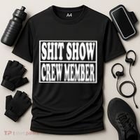 Awesome Shit Show Crew Member Cooling Performance Crew T-Shirt thumb 3