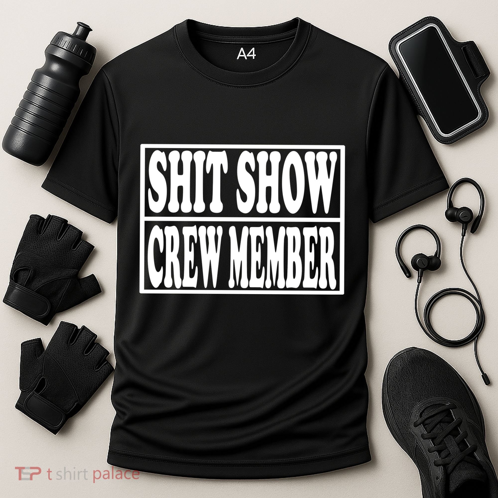 Awesome Shit Show Crew Member Cooling Performance Crew T-Shirt