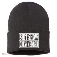 Awesome Shit Show Crew Member Sustainable Knit Beanie thumb 0