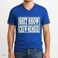 Awesome Shit Show Crew Member V-Neck T-Shirt thumb 2