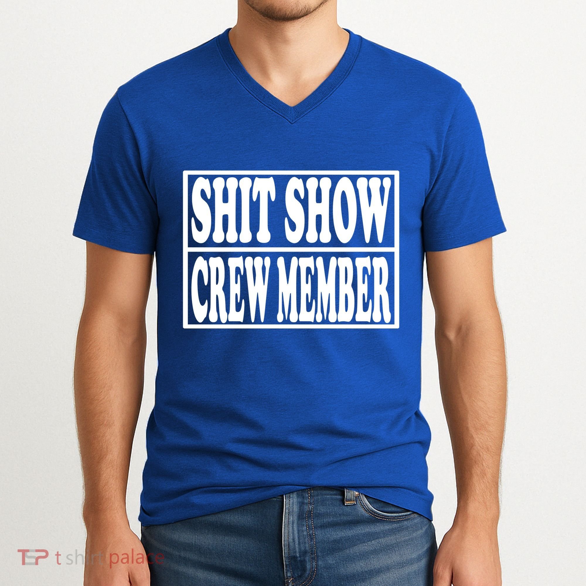 Awesome Shit Show Crew Member V-Neck T-Shirt