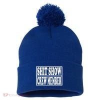 Awesome Shit Show Crew Member Pom Pom 12in Knit Beanie thumb 0