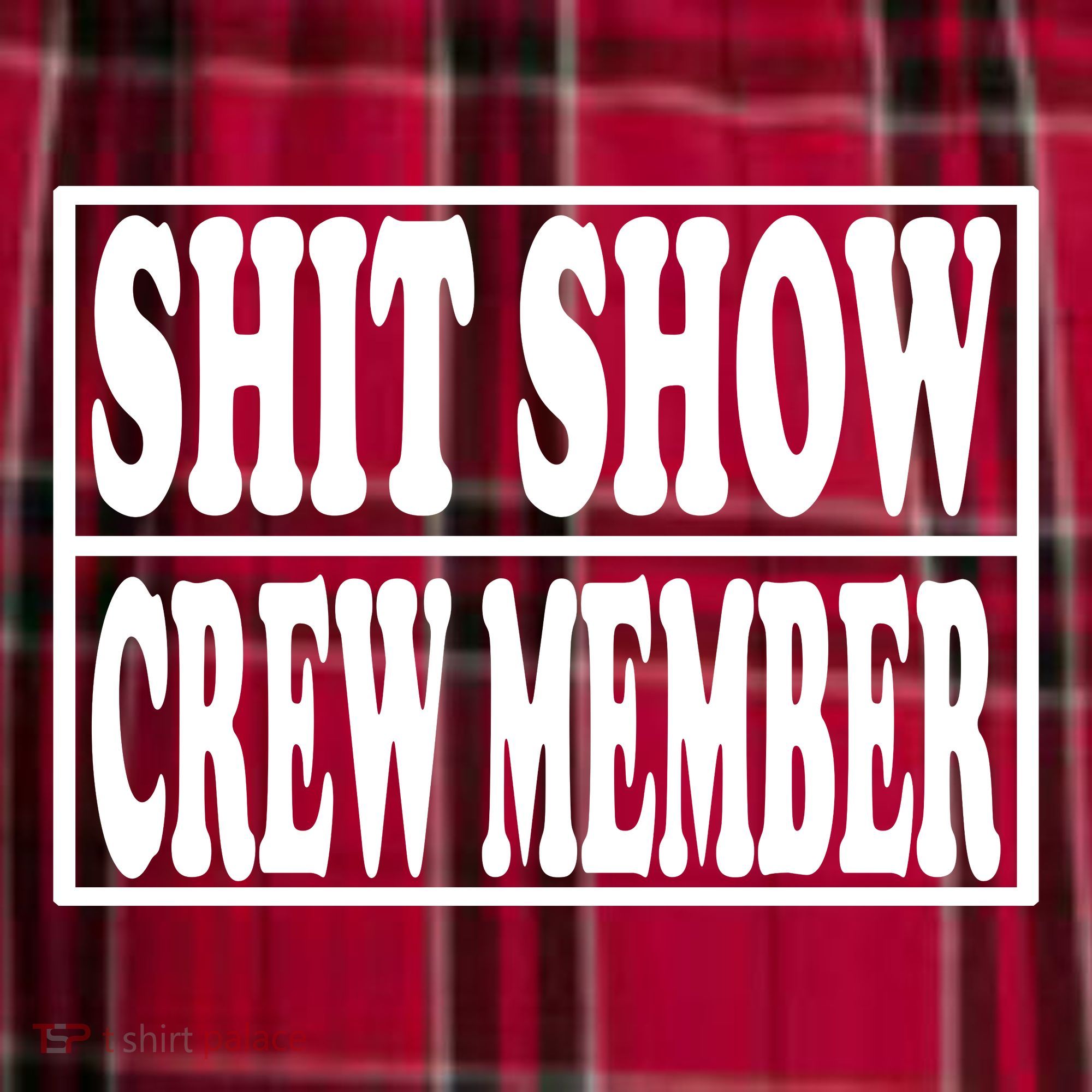Awesome Shit Show Crew Member Men's Flannel Plaid Pajama Pants