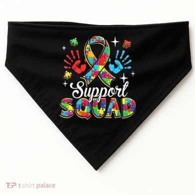 Autism Support Squad USA-Made Doggie Bandana