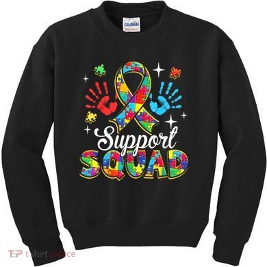 Autism Support Squad Kids Sweatshirt