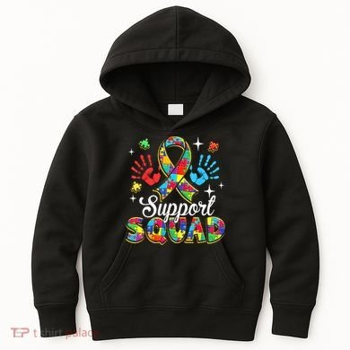 Autism Support Squad Kids Hoodie