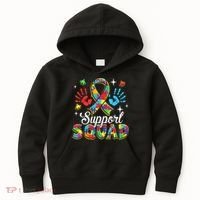 Autism Support Squad Kids Hoodie thumb 0