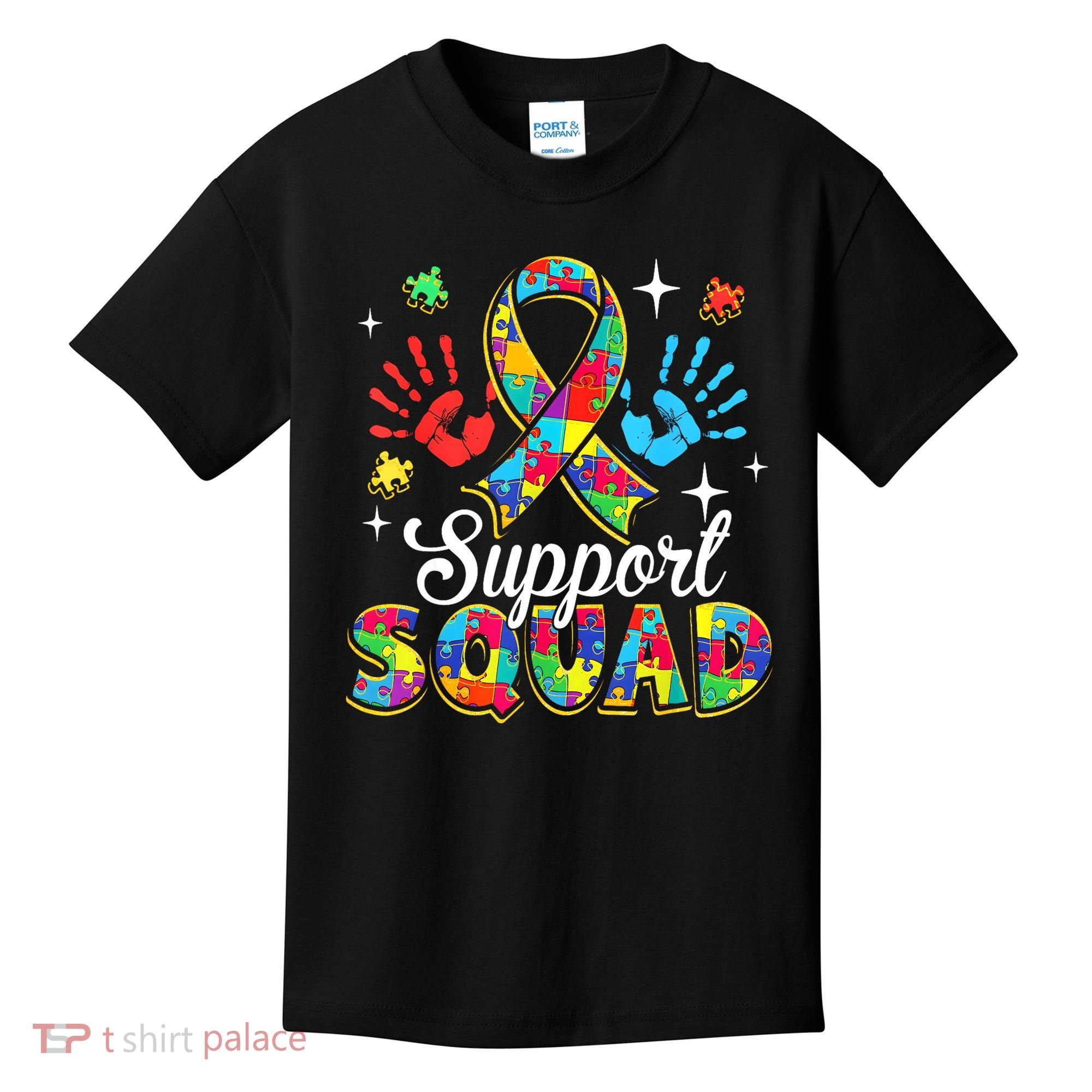 Autism Support Squad Kids T-Shirt