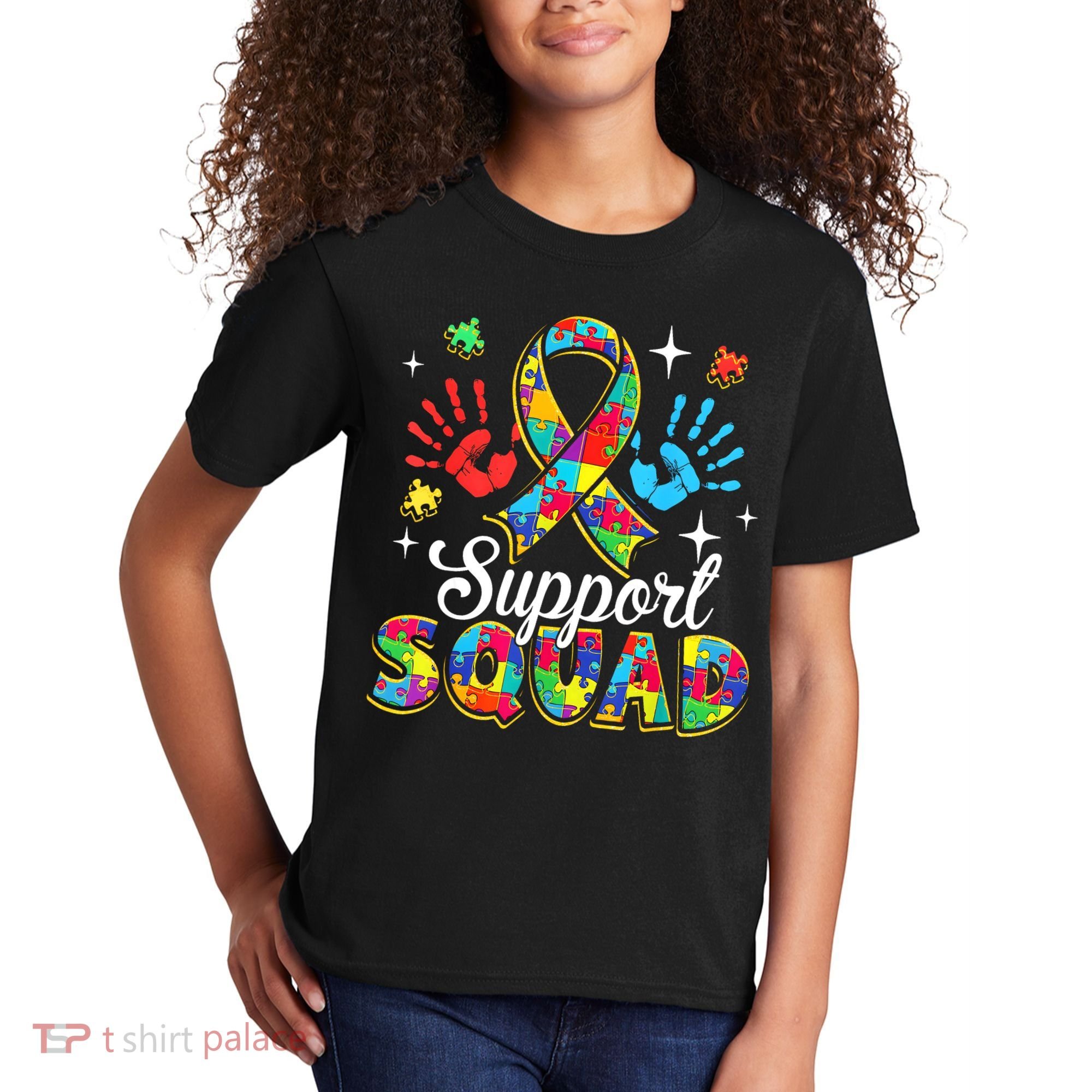 Autism Support Squad Kids T-Shirt