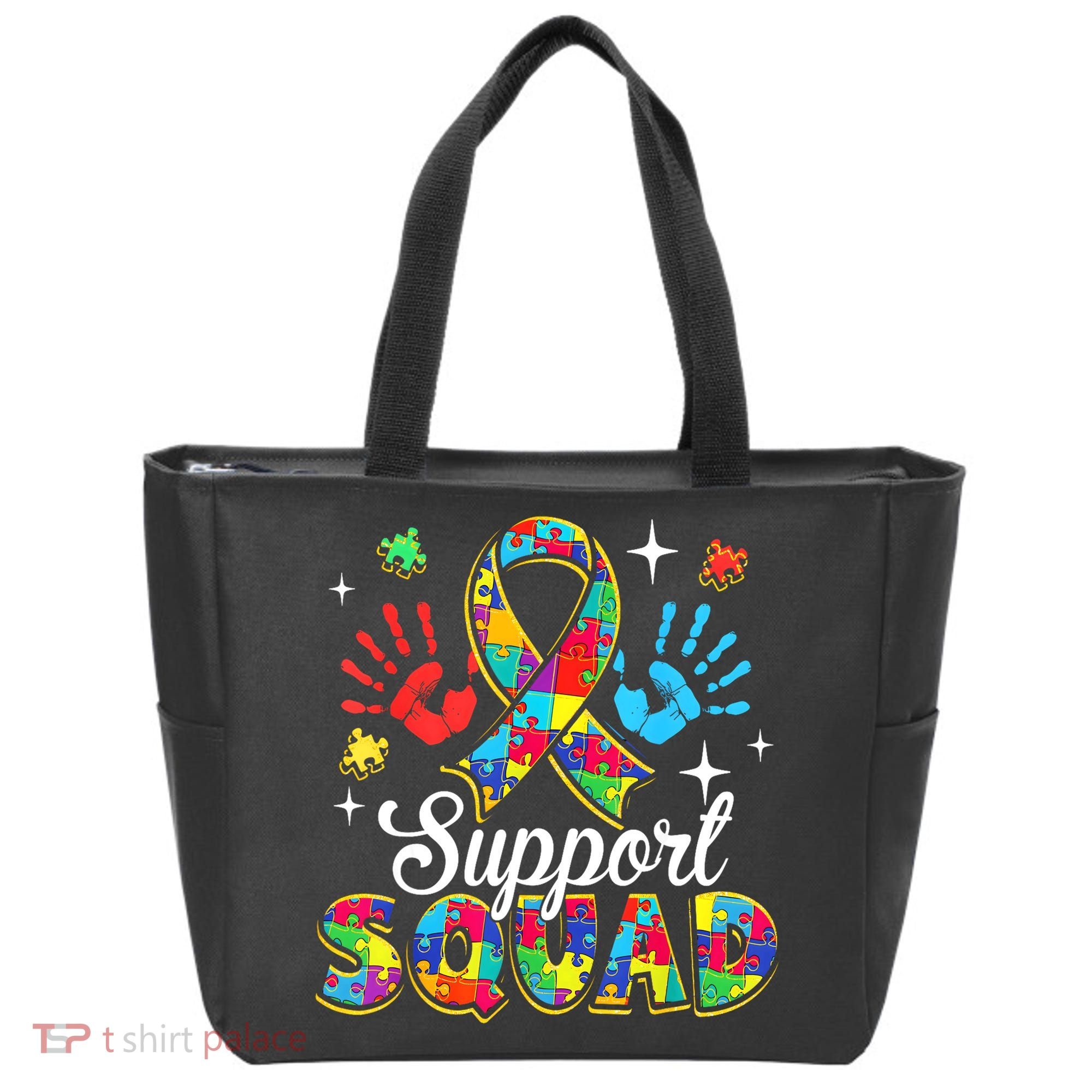 Autism Support Squad Tote Bag